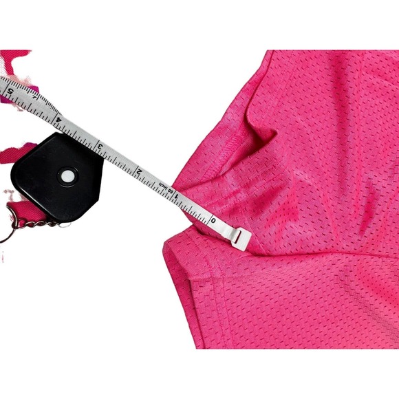 Girls Shorts Mesh Size 14 Justice Pink Grey Sports Gym Bottoms - Picture 8 of 9